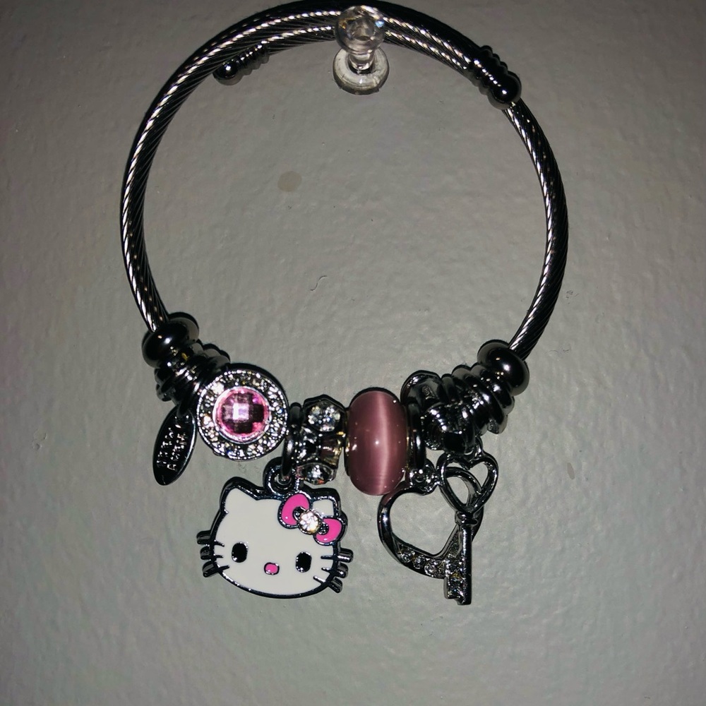Hello Kitty Charm Bracelet Y2k Pink